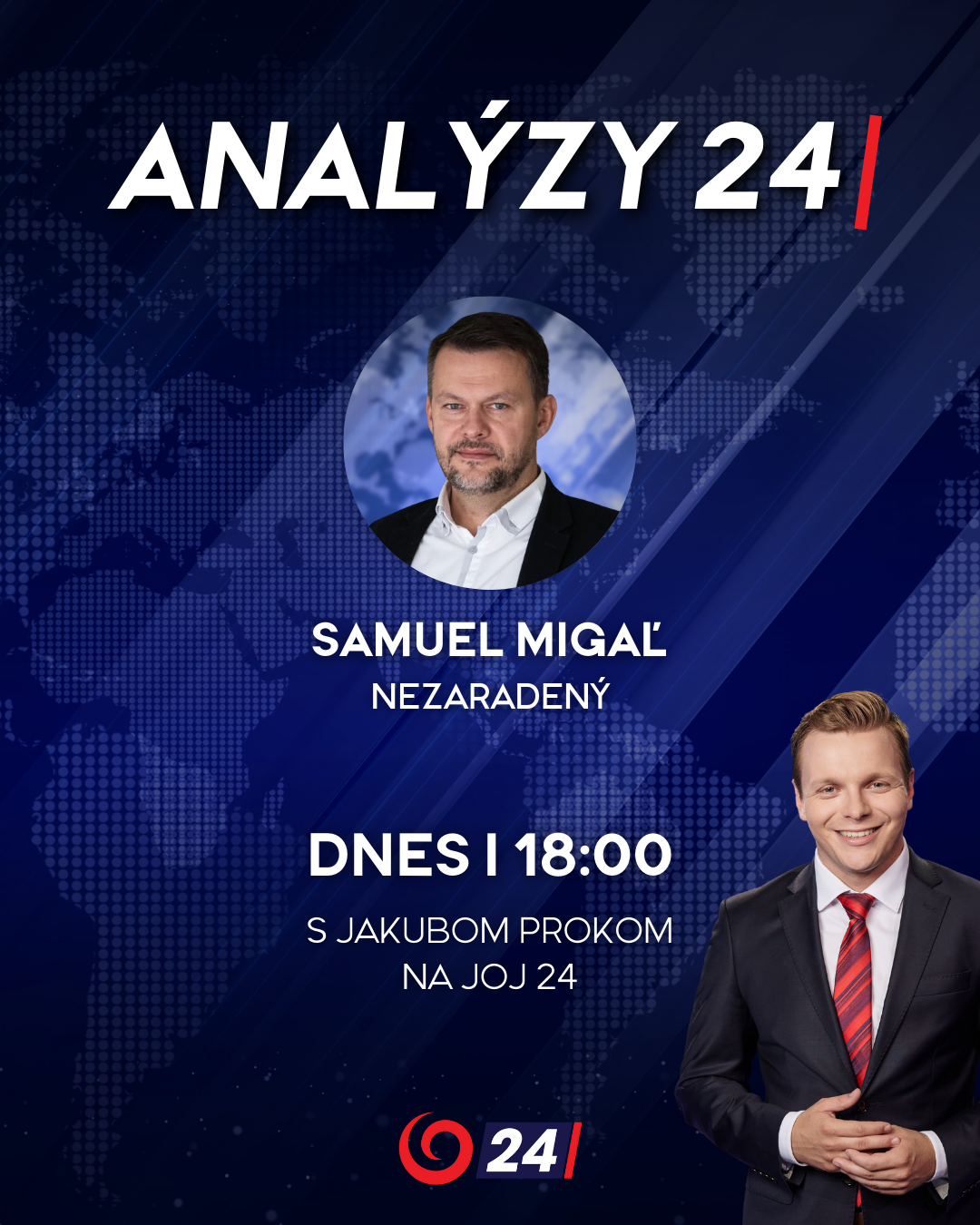 Samuel Migaľ hosťom relácie Analýzy 24